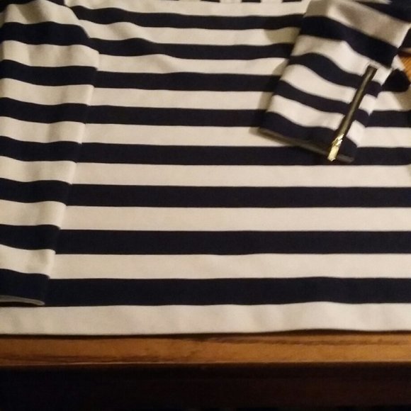 Tory Burch Striped Top-Small - Picture 1 of 5